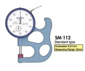 SM-112-3A SM-112FE SM-112-40g Đồng hồ đo độ dày